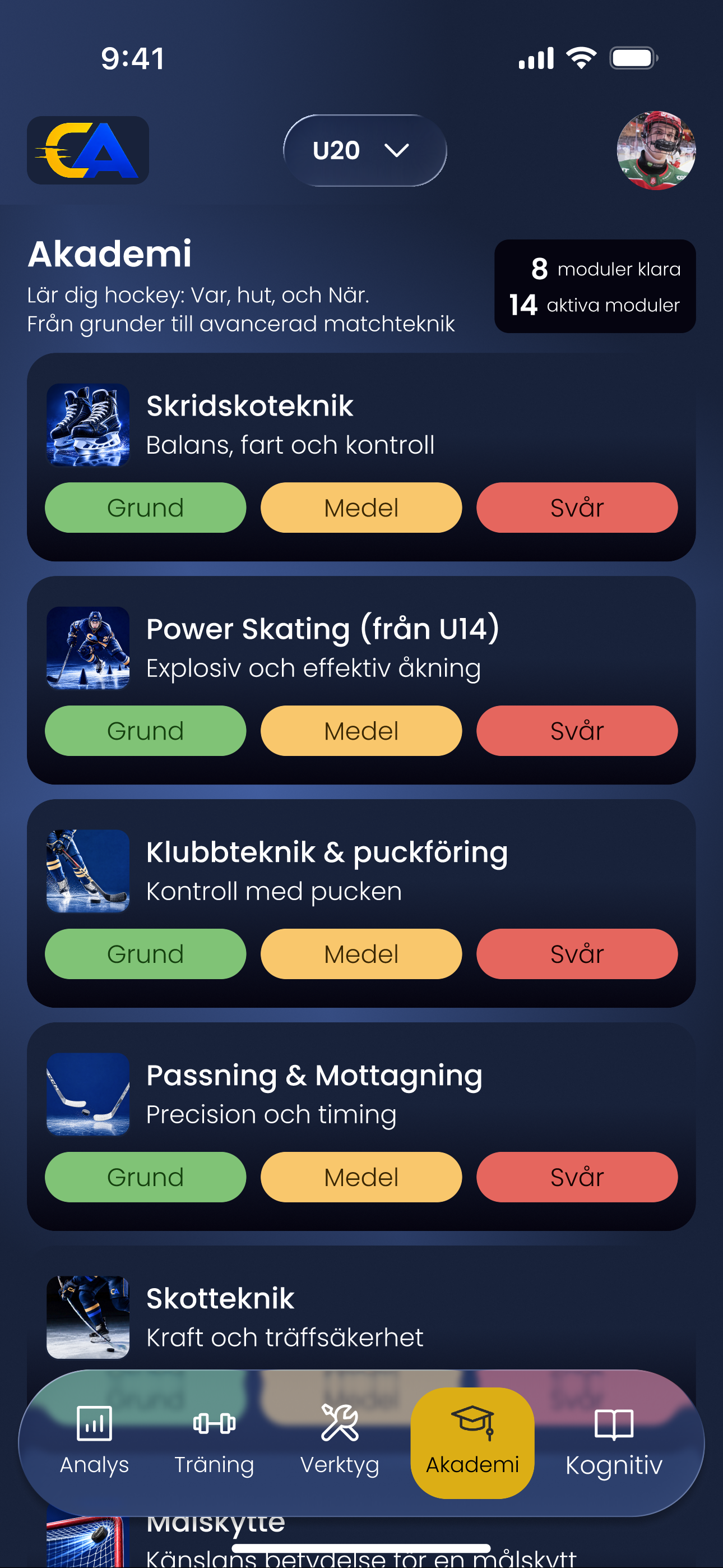 Akademi i Club App